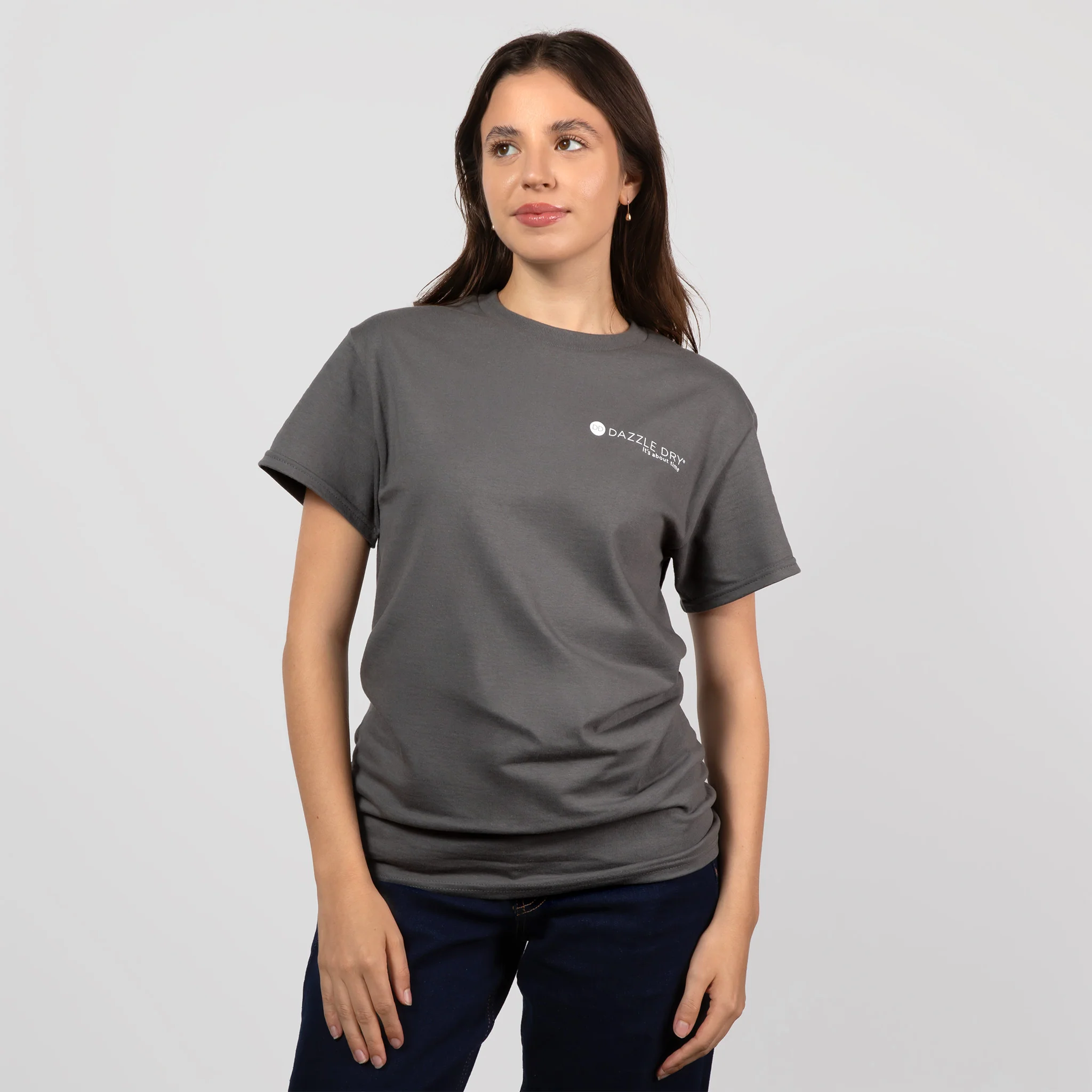 Free to Dazzle Gray Tee - Image 3