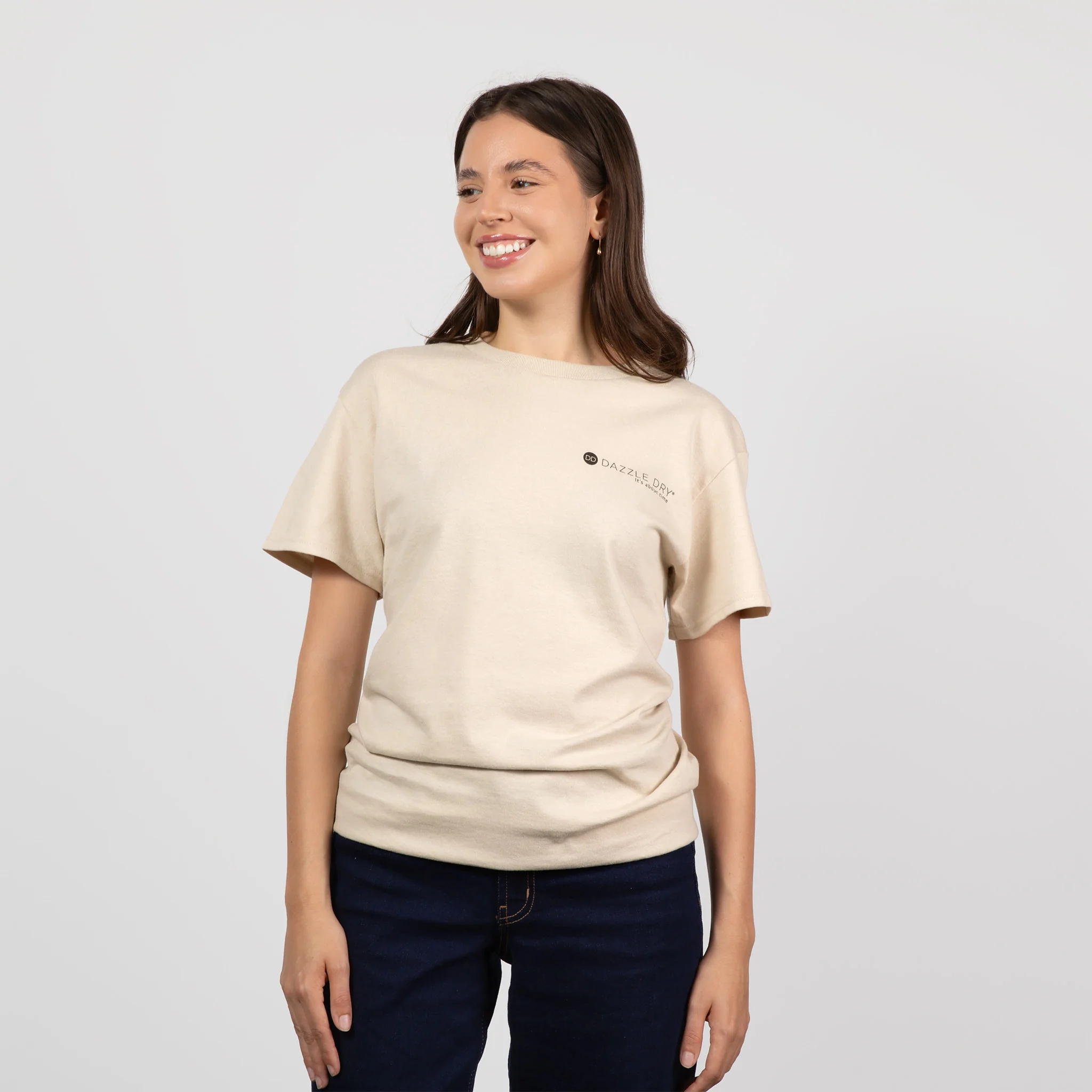Free to Dazzle Beige Tee - Image 3